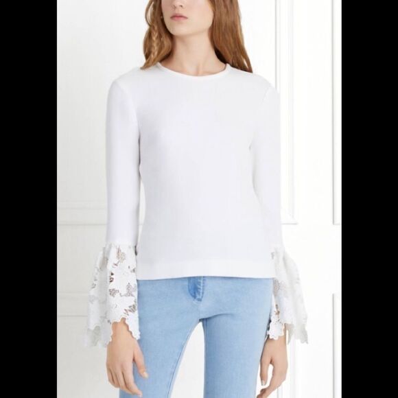 Rachel Zoe ecru top. Retails $325. NWT - Picture 3 of 8